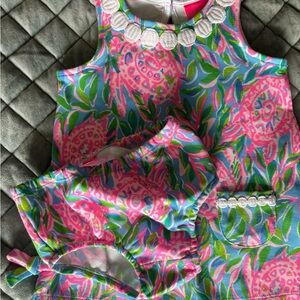 Lilly Pulitzer classic shift dress with bloomers